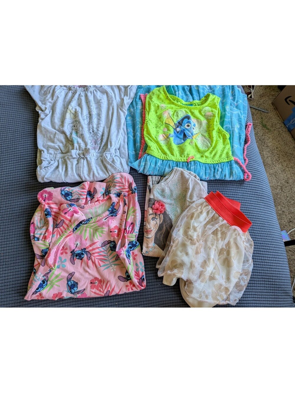 5t girls summer Disney dress bundle